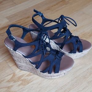 Massimo Supply Co. Cork Wedges